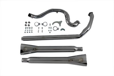 HARLEY Crossover-Auspuffkrümmer- und Schalldämpfer-Kit passend für 1995-2006 FLT, 1995-2006 FLHT, 1995-2006 FL