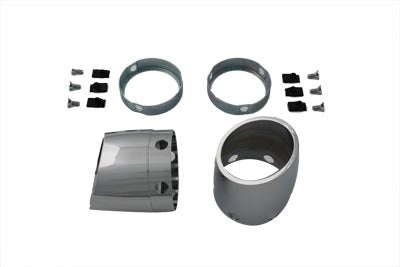 HARLEY Slash Style Endstücke für 3-1/2 Zoll Schalldämpfer Passend 0-  Ersatz, Anwendung für Custom-Rohre