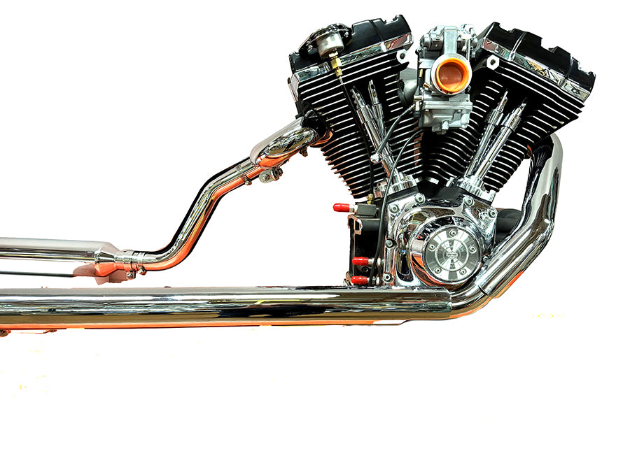 HARLEY Touring Crossover-Auspuffkrümmeranlage Chrom Passend für 1995-2008 FLT,