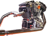 HARLEY Touring Crossover-Auspuffkrümmeranlage Chrom Passend für 1995-2008 FLT,