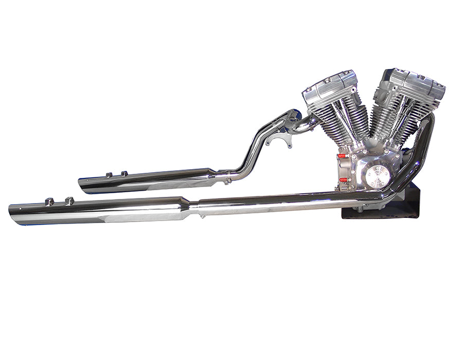 HARLEY Touring Crossover-Auspuffkrümmeranlage Chrom Passend für 1995-2008 FLT,