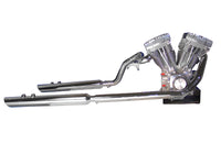 HARLEY Touring Crossover-Auspuffkrümmeranlage Chrom Passend für 1995-2008 FLT,