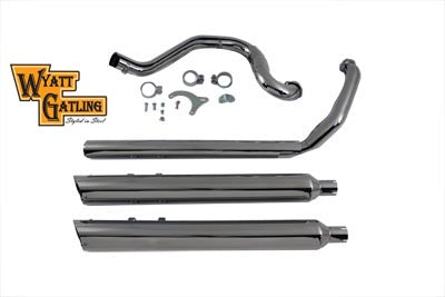 HARLEY Touring Crossover-Auspuffkrümmeranlage, Chrom, passend für 2007–2008 FLT, mit Lambdasonde