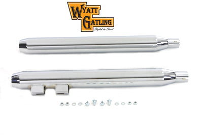 HARLEY Wyatt Gatling 28-5/8 inch Bullet Muffler Set fits 1995-2016 FLT,