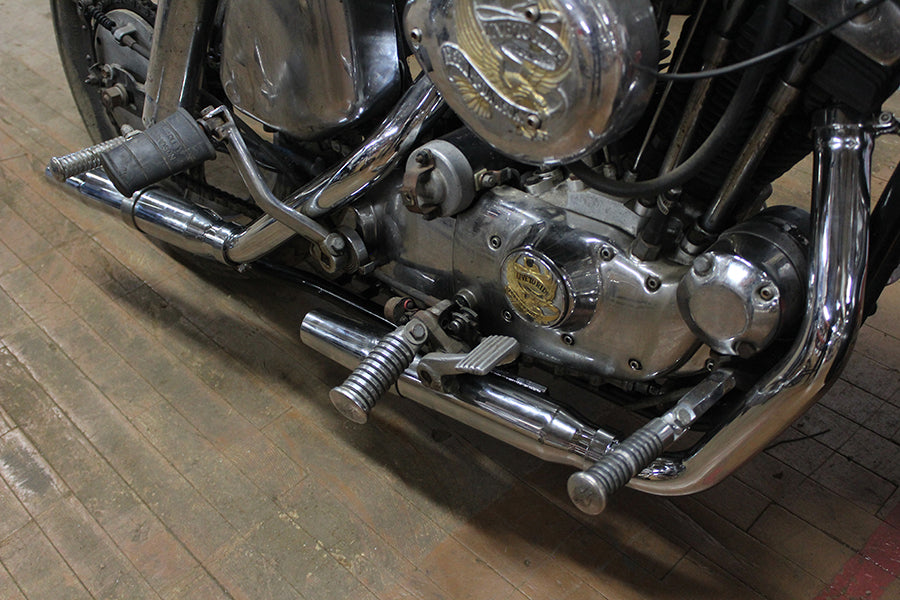 HARLEY Tapered Auspuffendrohr-Kit Chrom Passend für 1957-1978 XLH, 1957-1978 XLCH,