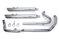 HARLEY Touring Crossover-Auspuffkrümmeranlage Chrom Passend für 2009-2009 FLT,