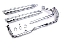 HARLEY Touring Crossover-Auspuffkrümmeranlage Chrom Passend für 2009-2009 FLT,