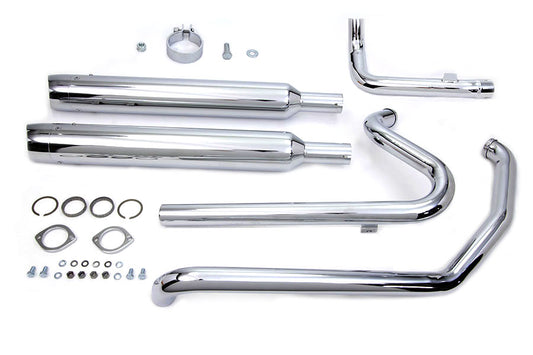 HARLEY Touring Crossover-Auspuffkrümmeranlage Chrom Passend für 2010-2016 FLT,