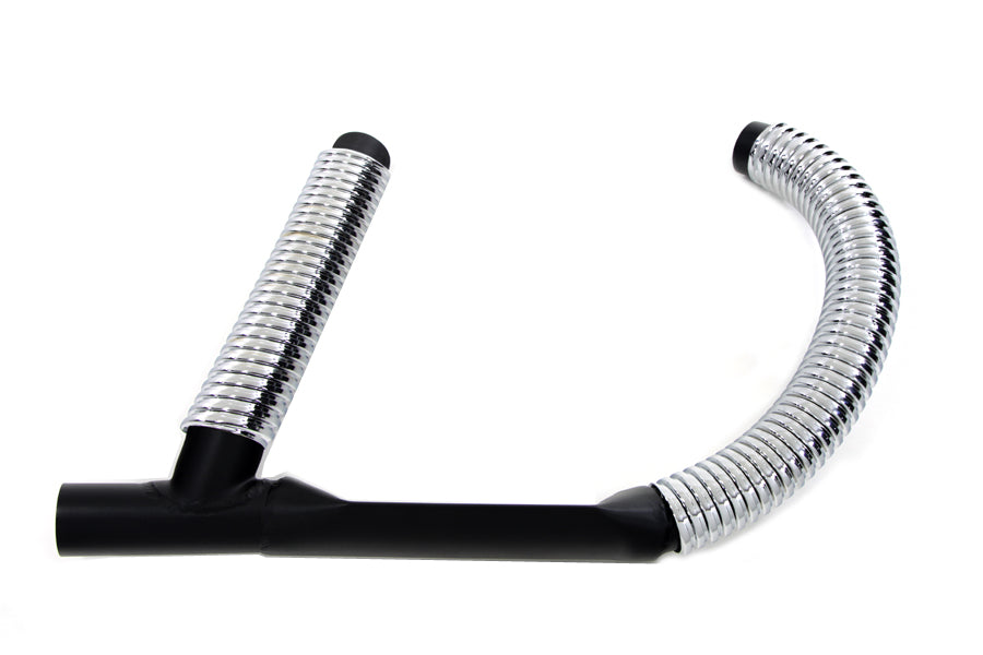HARLEY 45 Zoll Auspuffkrümmer-Set mit Flexabdeckung Passt für 1930-1952 WL,