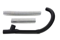 HARLEY 45 Zoll Auspuffkrümmer-Set mit Flexabdeckung Passt für 1930-1952 WL,