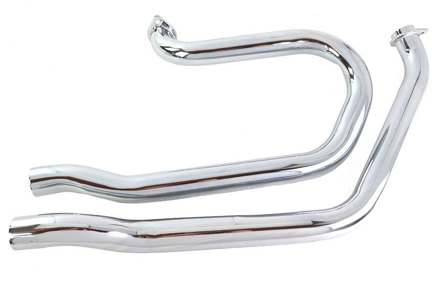 HARLEY Alphabet FX-FXE Auspuffkrümmer Set Chrom Passend für 1971-1984 FX,