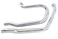 HARLEY Alphabet FX-FXE Auspuffkrümmer Set Chrom Passend für 1971-1984 FX,