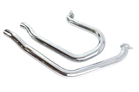 HARLEY Alphabet FX-FXE Auspuffkrümmer Set Chrom Passend für 1971-1984 FX,