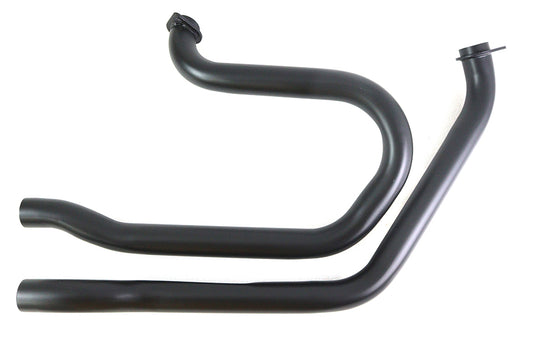 HARLEY Alphabet FX-FXE Auspuffkrümmer-Set schwarz passend für 1971-1984 FX,