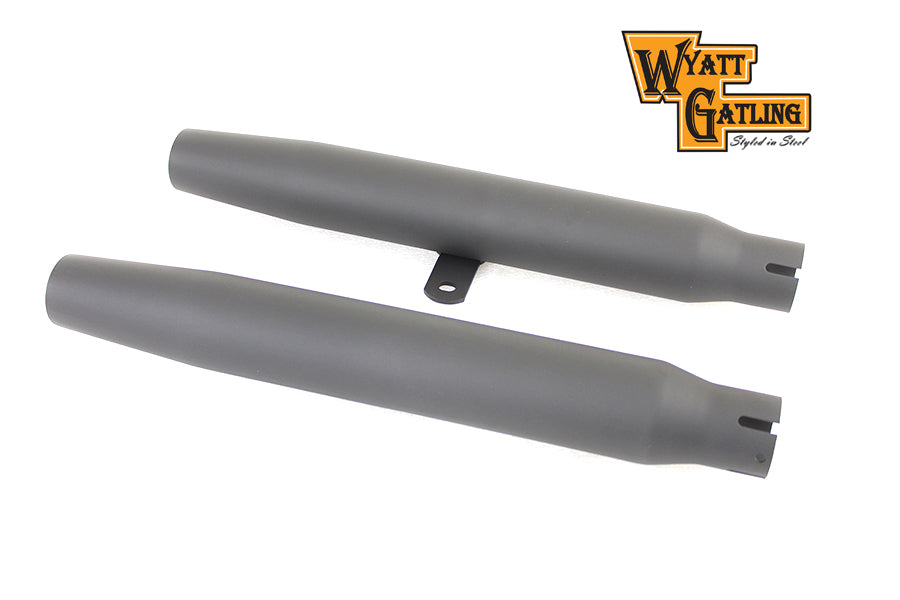 HARLEY Wyatt Gatling Tapered Slip-On Muffler Set fits 1980-2003 XL,