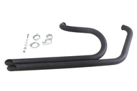 HARLEY Side By Side Drag Pipe Set Black fits 1986-2006 FXST,   1986-2006 FLST,