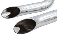 HARLEY Stacked Short Goose Style Drag Pipe Set Chrom passend für 1986-2006 FXST,