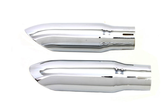 HARLEY Chrome Mini Exhaust Tip Set Fits 0-  Custom, application