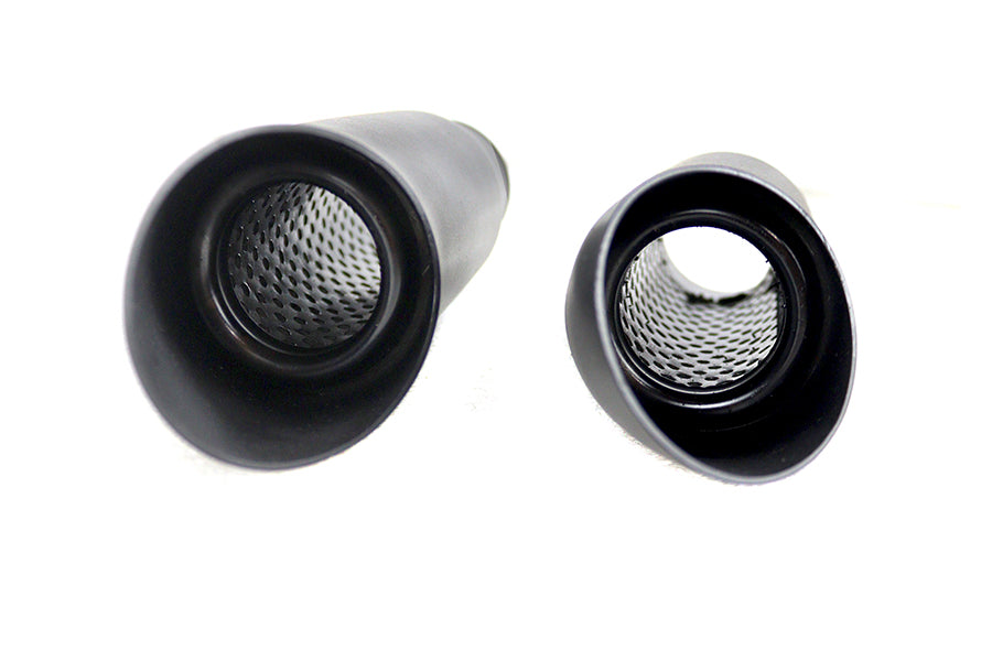HARLEY Schwarzes Mini-Auspuffendstück-Set Passend für 0-  Custom, Anwendung
