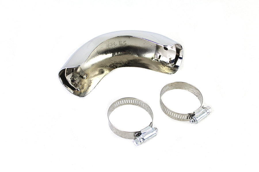 HARLEY Chrom Rückhitzeblech passend für 1970-1984 FL,