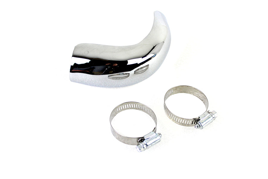 HARLEY Chrom Rückhitzeblech passend für 1970-1984 FL,
