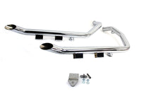 HARLEY Wyatt Gatling Exhaust Drag Pipe Set Goose Style Ends fits 2007-2013 XL,