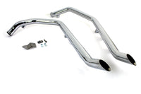 HARLEY Wyatt Gatling Exhaust Drag Pipe Set Goose Style Ends fits 2007-2013 XL,