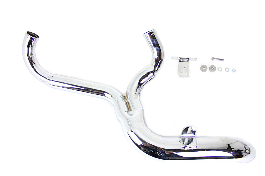 HARLEY FXD 2:1 Lake Side Pipe Auspuff Chrom passend für 2006-2017 FXD,