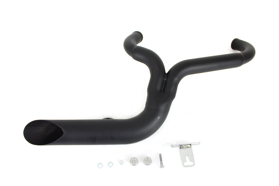 HARLEY FXD 2:1 Lake Side Pipe Auspuff schwarz passend für 2006-2017 FXD,