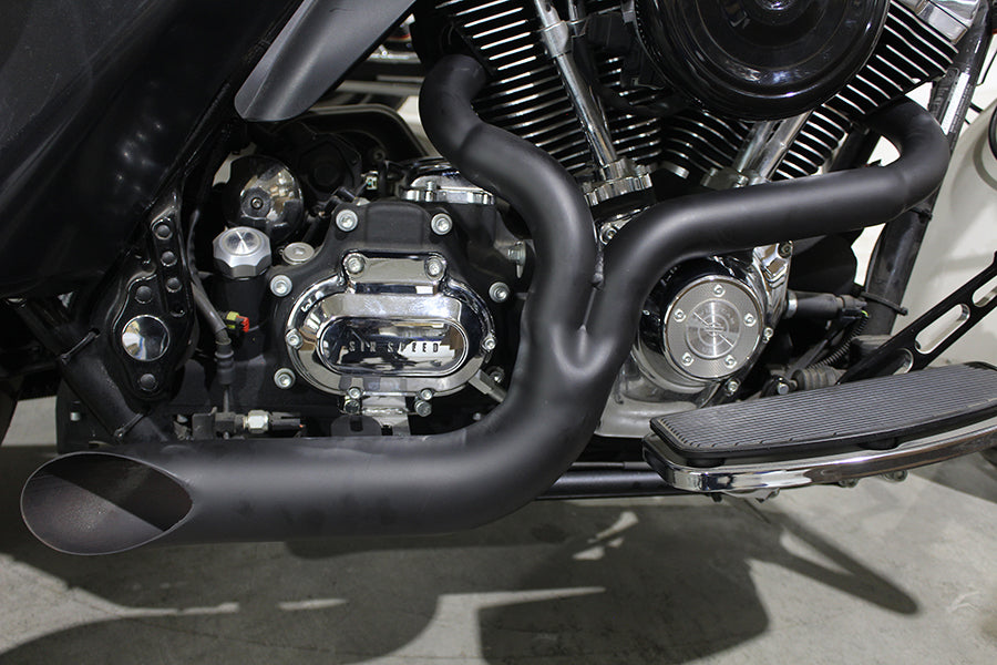 HARLEY FXD 2:1 Lake Side Pipe Auspuff schwarz passend für 2006-2017 FXD,