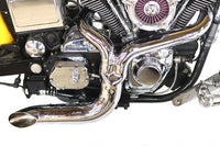 HARLEY FXD 2:1 Lake Side Pipe Auspuff Chrom Passend für 2006-2017 FXD,