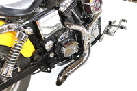 HARLEY FXD 2:1 Lake Side Pipe Auspuff Chrom Passend für 2006-2017 FXD,