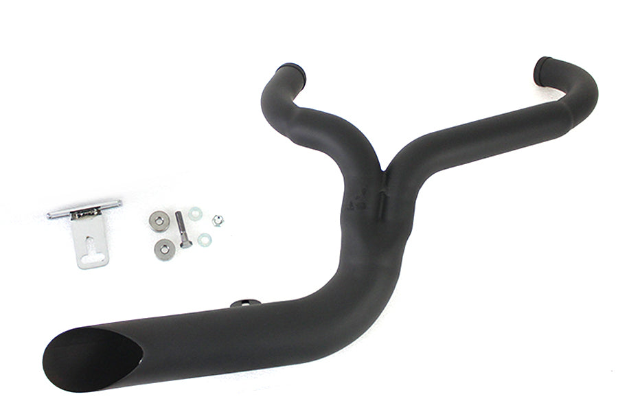 HARLEY FXD 2:1 Lake Side Pipe Auspuff schwarz, passend für 1991-2005 FXD,