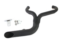 HARLEY FXD 2:1 Lake Side Pipe Auspuff schwarz, passend für 1991-2005 FXD,