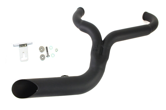 HARLEY FXD 2:1 Lake Side Pipe Auspuff schwarz, passend für 1991-2005 FXD,