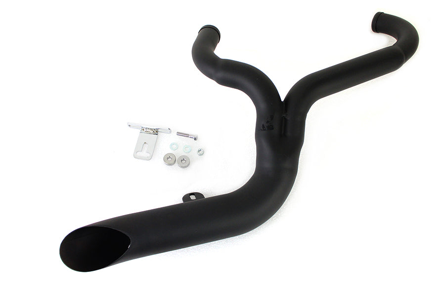 HARLEY FXD 2:1 Lake Side Pipe Auspuff schwarz, passend für 1991-2005 FXD,