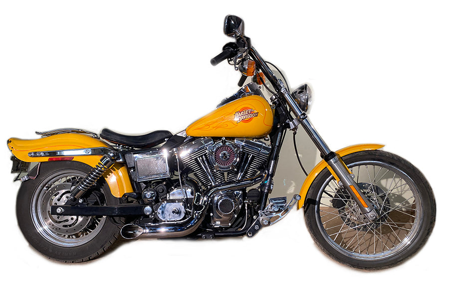 HARLEY FXD 2:1 Lake Side Pipe Auspuff Chrom passend für 1991–2005 FXD,