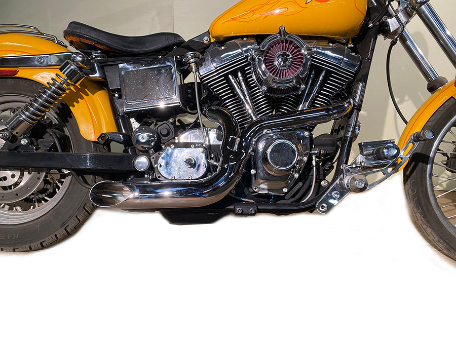 HARLEY FXD 2:1 Lake Side Pipe Auspuff Chrom passend für 1991–2005 FXD,