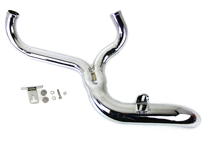 HARLEY FXD 2:1 Lake Side Pipe Auspuff Chrom passend für 1991–2005 FXD,