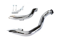 HARLEY Chrom Wyatt Gatling Down Draft Drag Pipes Passend für 1970-1984 FX, 1970-1984 FL, 1970-1984 FX,