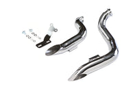 HARLEY Chrom Wyatt Gatling Down Draft Drag Pipes Passend für 1970-1984 FX, 1970-1984 FL, 1970-1984 FX,