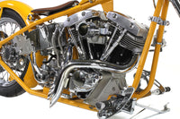 HARLEY Chrom Wyatt Gatling Down Draft Drag Pipes Passend für 1970-1984 FX, 1970-1984 FL, 1970-1984 FX,