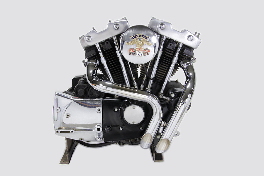 HARLEY Ironhead LAF Auspuffkrümmer-Set Chrom passend für 1957–1985 XL,