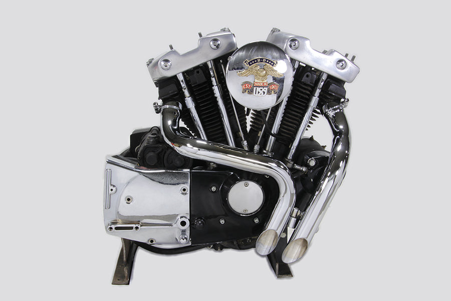 HARLEY Ironhead LAF Auspuffkrümmer-Set Chrom passend für 1957–1985 XL,