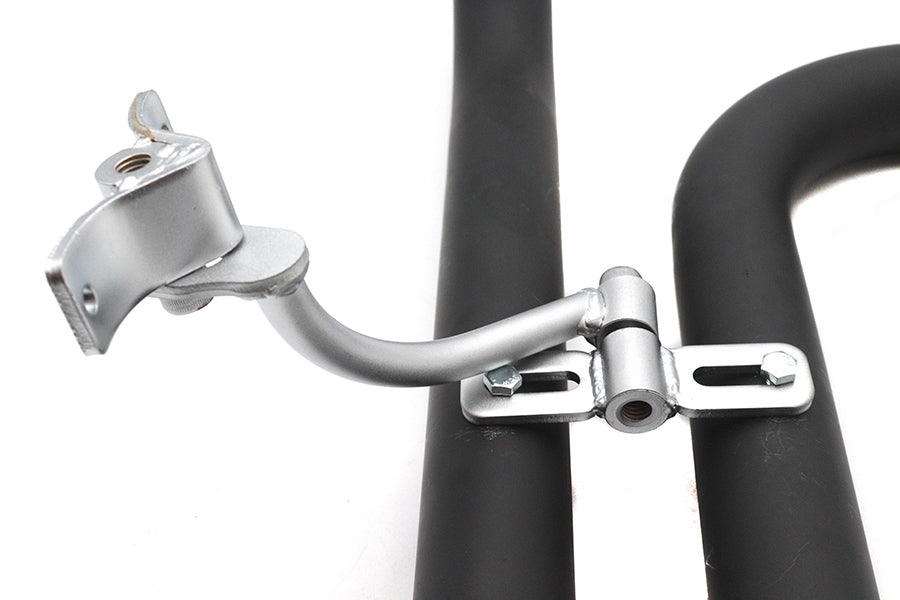 HARLEY Ironhead LAF Auspuffkrümmer-Set schwarz, passend für 1957–1985 XL,