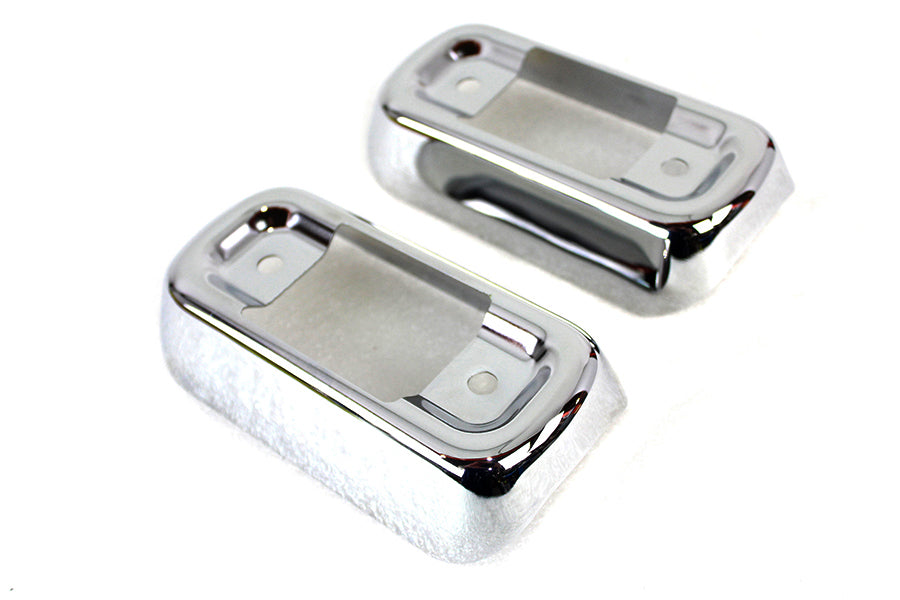 HARLEY 4 Zoll Schalldämpfer-Halterungsabdeckung-Set passend für FLT ab 2014,