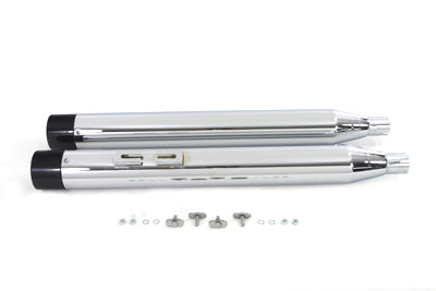 HARLEY Chrom Touring Style Schalldämpfer-Set passend für 1995-2016 FLT,