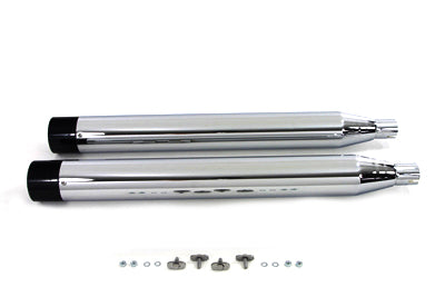 HARLEY Chrom Touring Style Schalldämpfer-Set passend für 1995-2016 FLT,