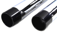 HARLEY Chrom Touring Style Schalldämpfer-Set passend für 1995-2016 FLT,