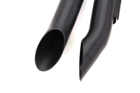 HARLEY Schwarze Wyatt Gatling Down Draft Drag Pipes Passend für 1970-1984 FX, 1970-1984 FL, 1970-1984 FX,